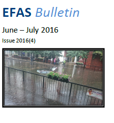 EFAS Bulletin June – July 2016