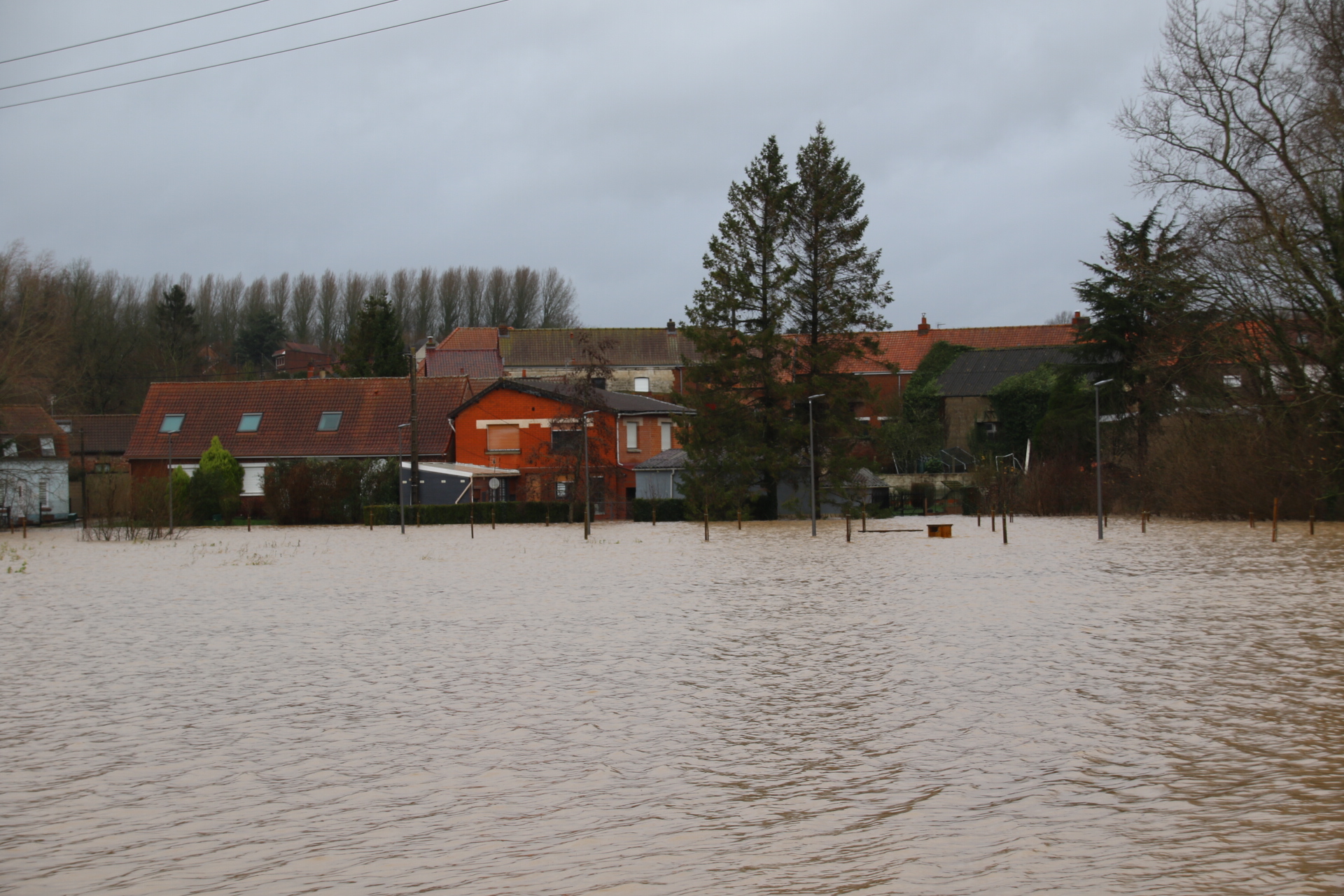 Floods in the Pas de Calais Department, France in early January 2023. Photo: Sapeurs Pompiers du Pas de Calais SDIS 62