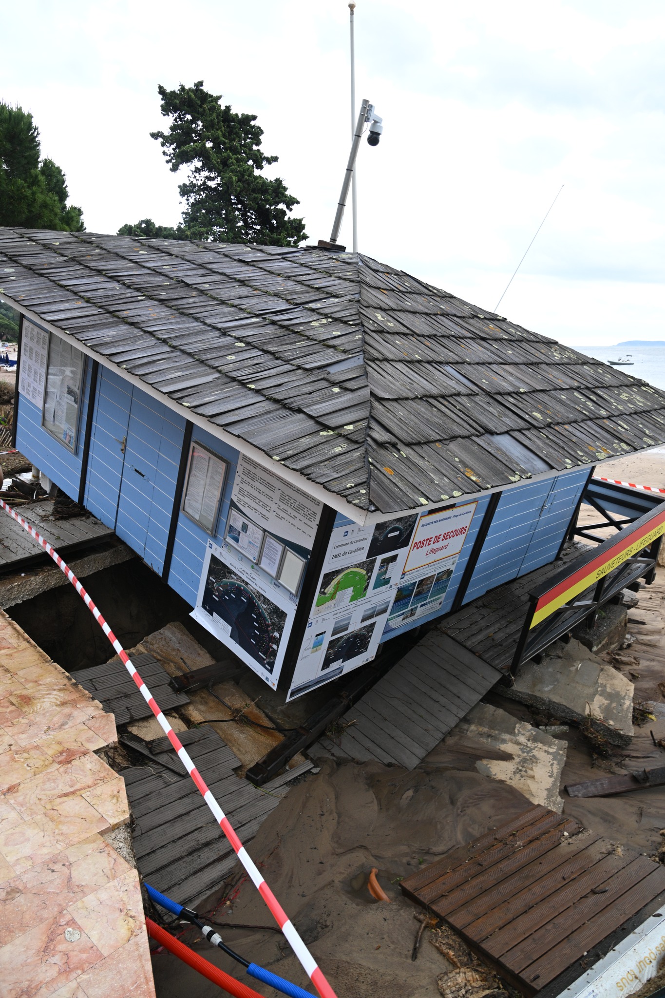 Flood damage in Le Lavandou, Var Department, France, 20 May 2025. Credit: Ville du Lavandou