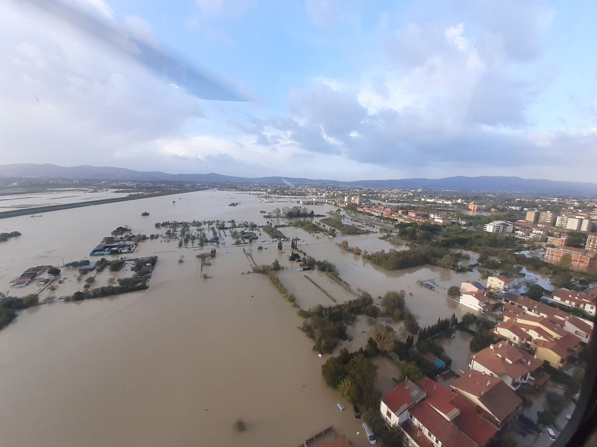 Floods in Tuscany, Italy, early November 2023. Photo: Government of Tuscany