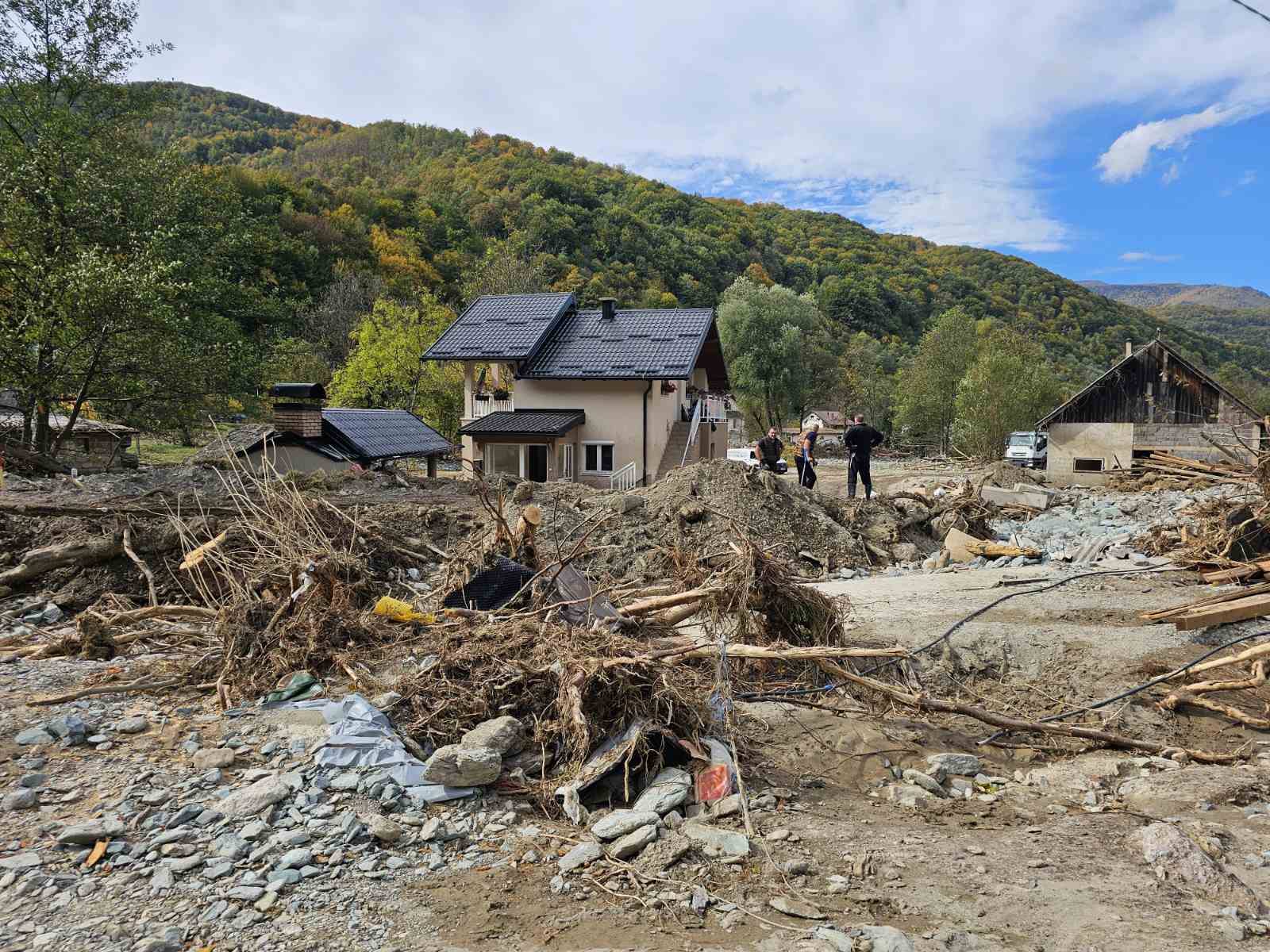 Floods in Fojnica Municipality, Bosnia and Herzegovina, October 2024. Image credit: Federalna Uprava Civilne Zaštite