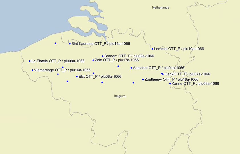 HIC stations in Flanders