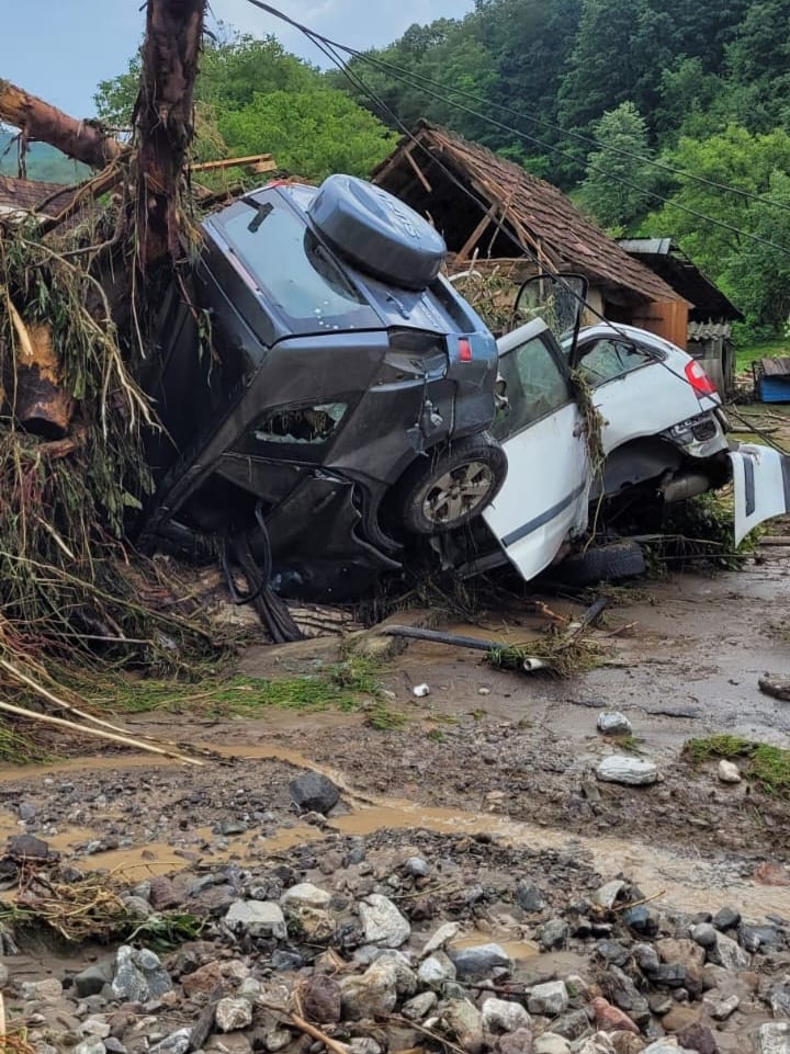 Floods in Arad County Romania 25 June 2023. Photo: Arad County Government