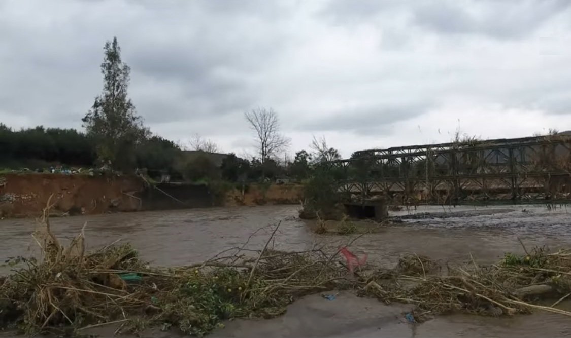 Flooding in Crete, late February 2019. Credit: Civil Protection Greece