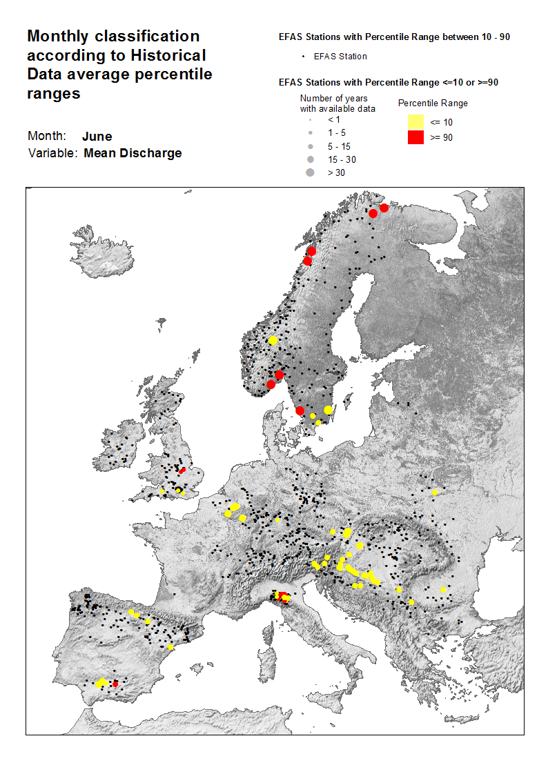 Figure 1. Monthly  discharge  anomalies  June  2017
