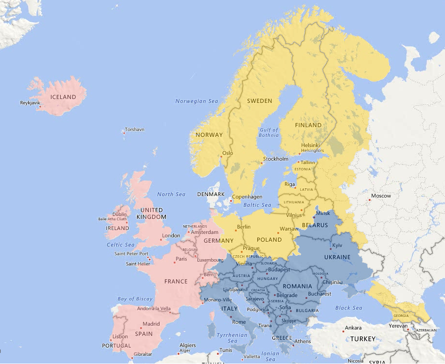 EFAS Partner Regions