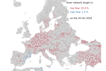 Spotlight on river discharge (European State of the Climate 2018)