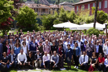 Participants of the Copernicus Emergency Management Service Annual Meeting, Stresa, Italy (Photo courtesy of Stéphane Ourevitch).