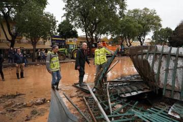 Flood damage in Campanillas, Malaga, Spain. Credit: Junta de Andalucía