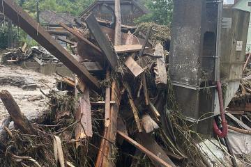 Floods in Arad County Romania 25 June 2023. Photo: Arad County Government