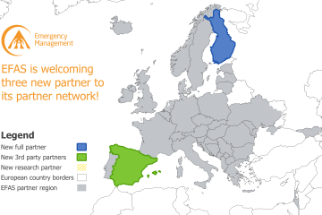 EFAS partner network including new partners