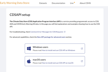 A new version of the default cdsapi for EWDS was released on 30/09/2025